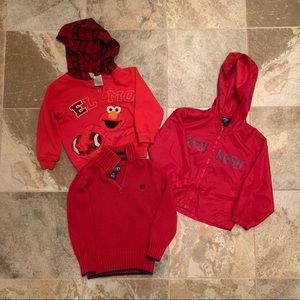 Boys 4t Red Top Bundle